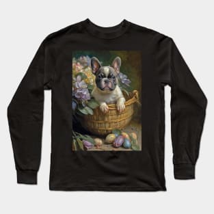 French Bulldog Easter Card Long Sleeve T-Shirt